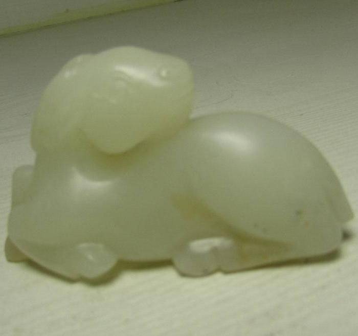 和田玉生肖羊把件图2