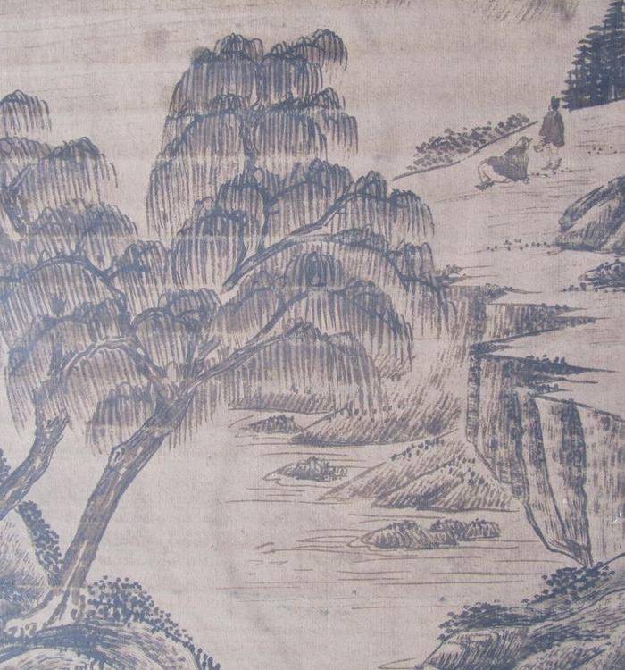 联盟 旧藏国画山水中堂图10
