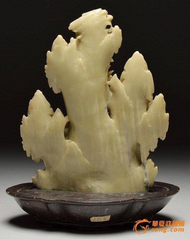 压轴品 青田花鸟山子图2