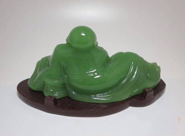 案头,料器仿翡翠佛图2