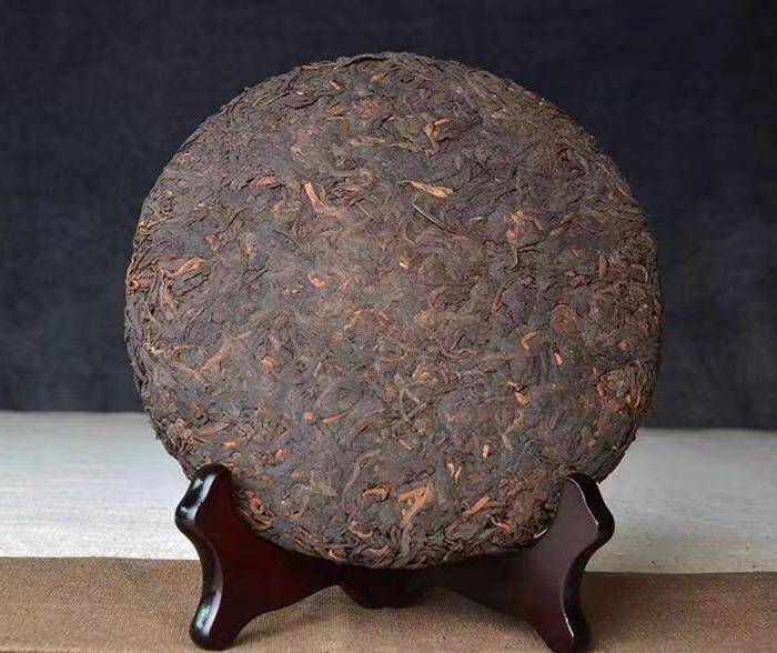 收藏品 2009年八年臻品云南普洱熟茶357克七子饼纯正勐海味茶叶一饼图2