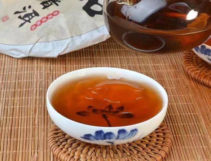 收藏品 2009年八年臻品云南普洱熟茶357克七子饼纯正勐海味茶叶一饼图8