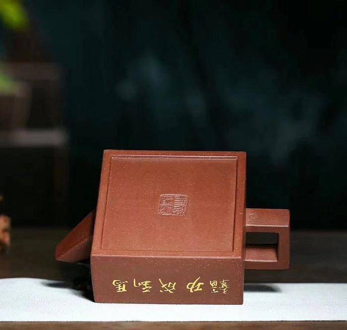 孪生一体一壶双用适同时泡两种茗茶之重器 扁四方 ,图8