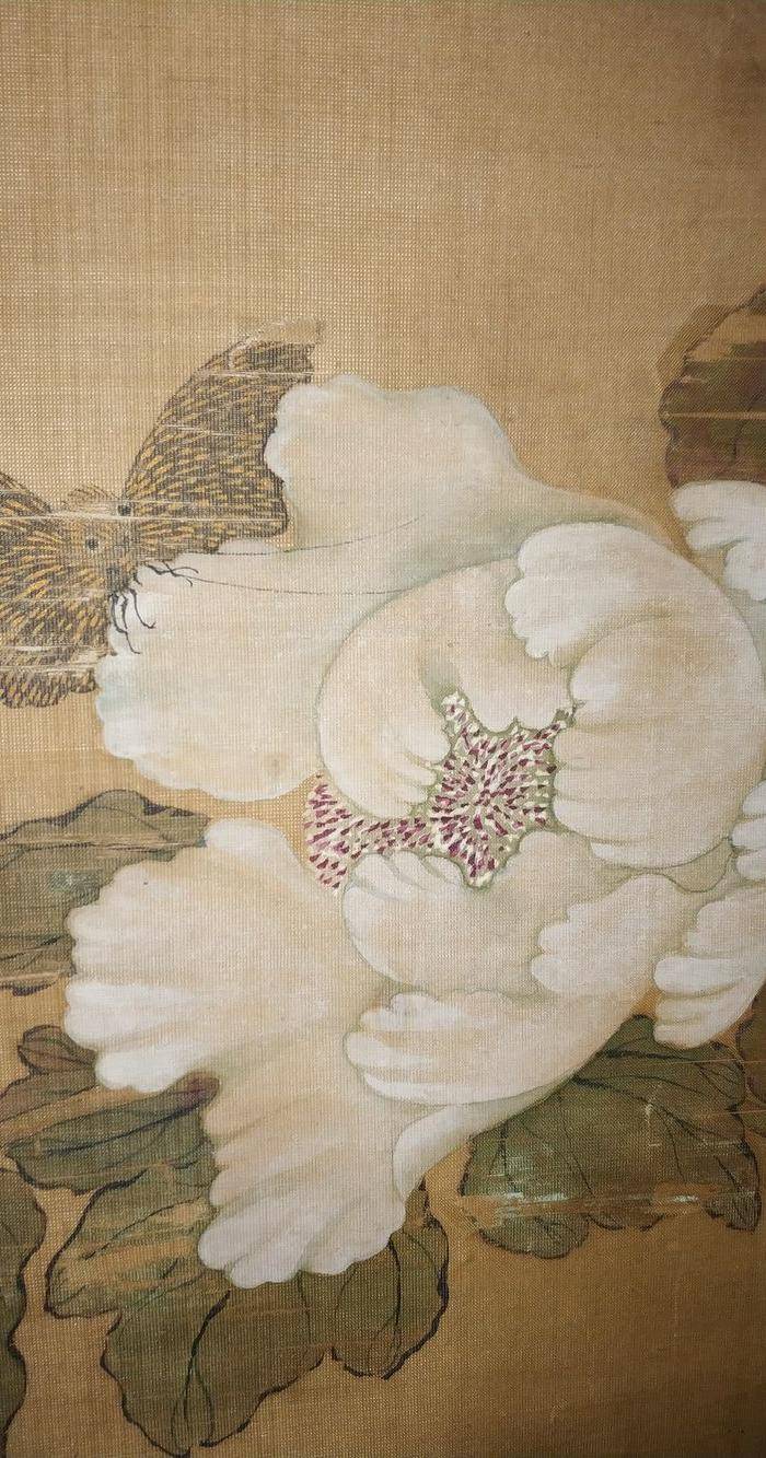 回流的瑞典回流的清代乾隆年间的绢本老画名家款图3