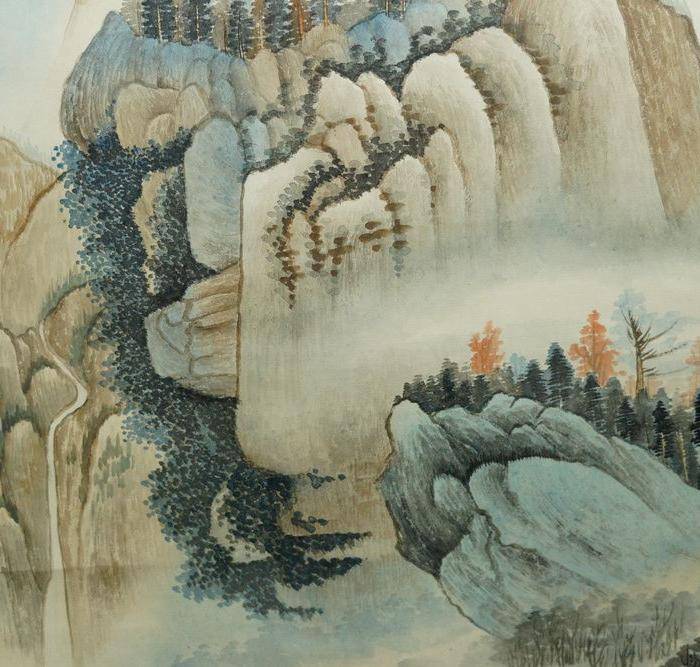瑞典回流的名家郑午昌的山水画图5