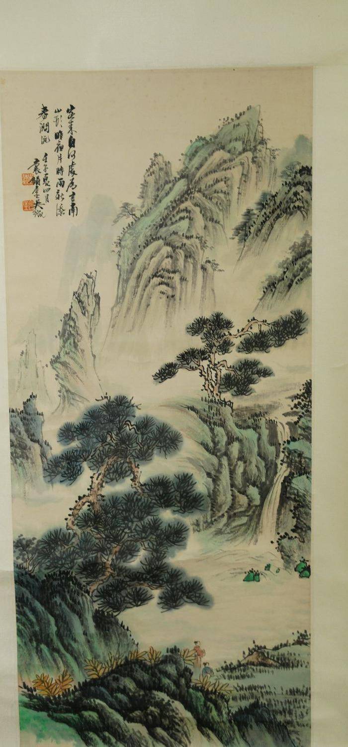 瑞典回流的名家郑午昌的山水画图2