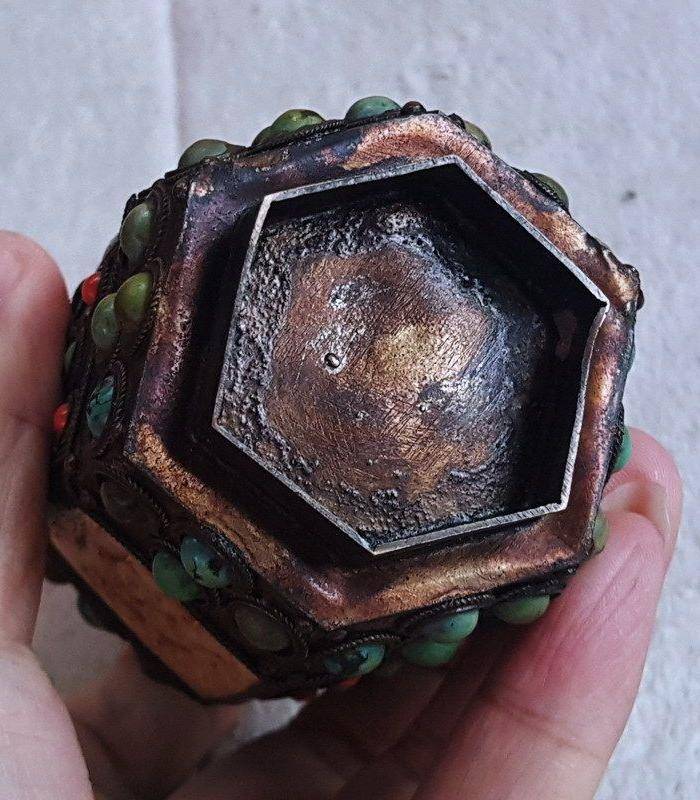 欧洲回流收藏级特大百宝嵌鼻烟壶图10