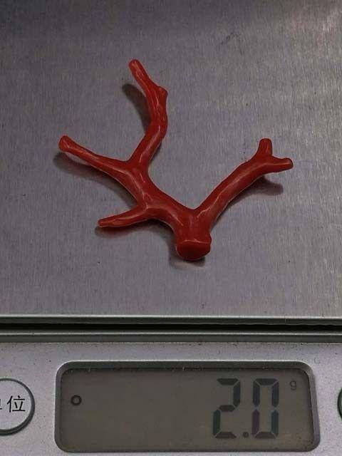 天然日本阿卡珊瑚随形枝A12图12