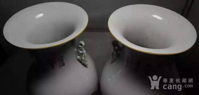 清末民国富贵白头嫁装瓶一对图3