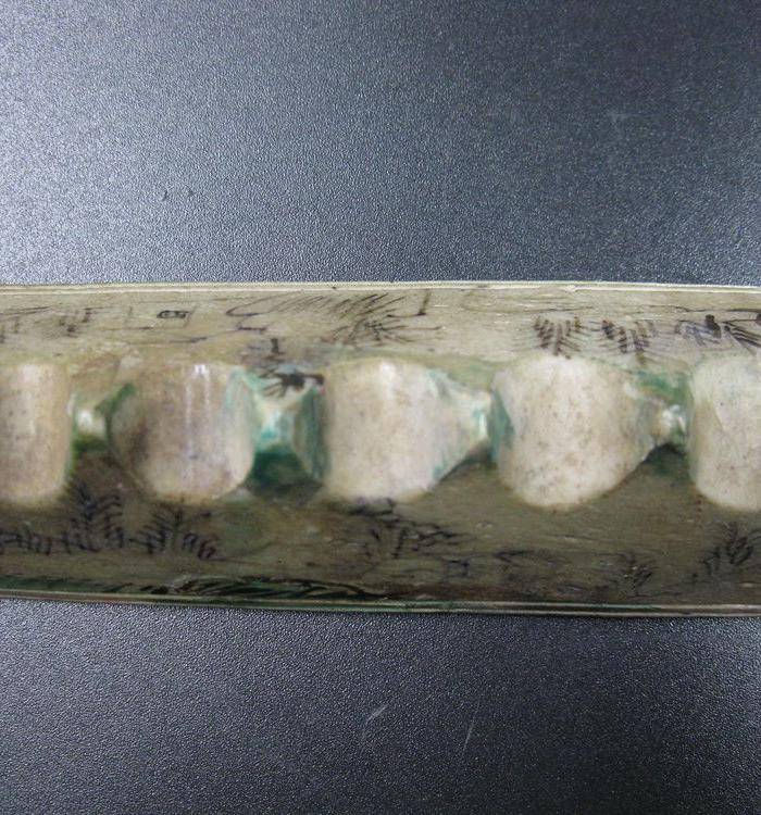 文房瓷 山水人物笔架图8