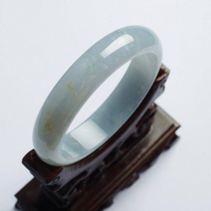 淡紫翡翠平安手镯 56mm 32HR11图6