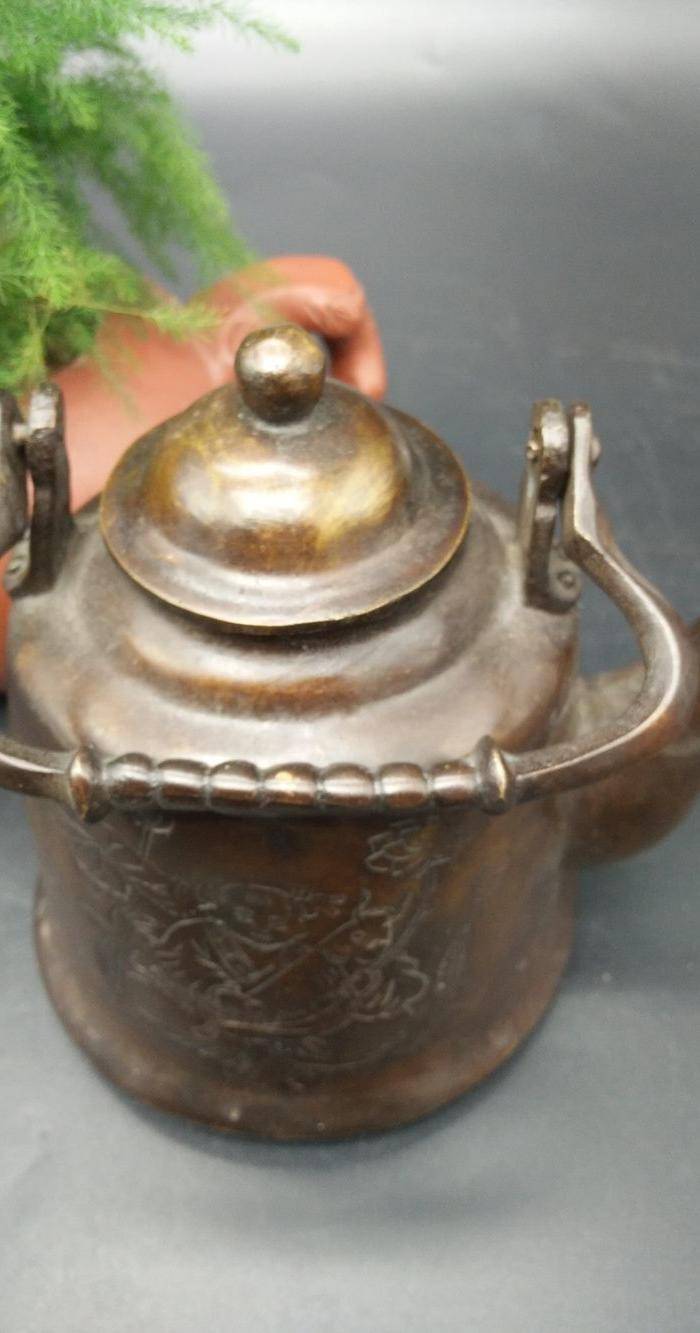 清代铜茶壶图3