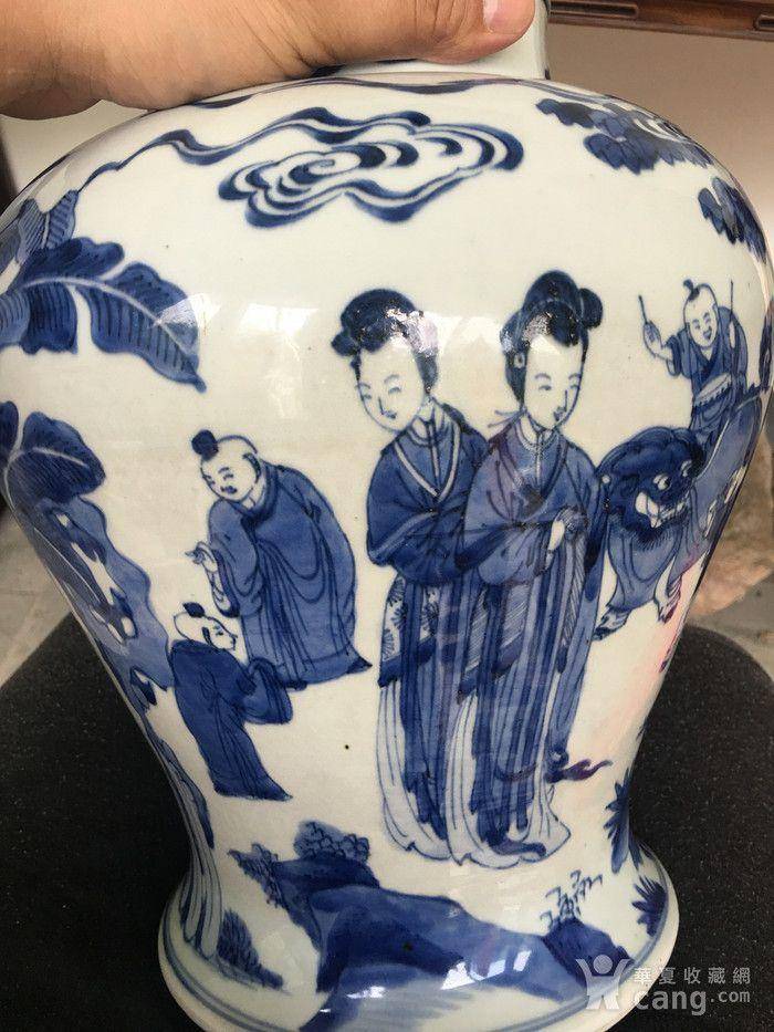 康熙青花四妃十六子将军罐图5