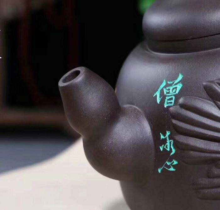 济公壶原矿紫泥图5