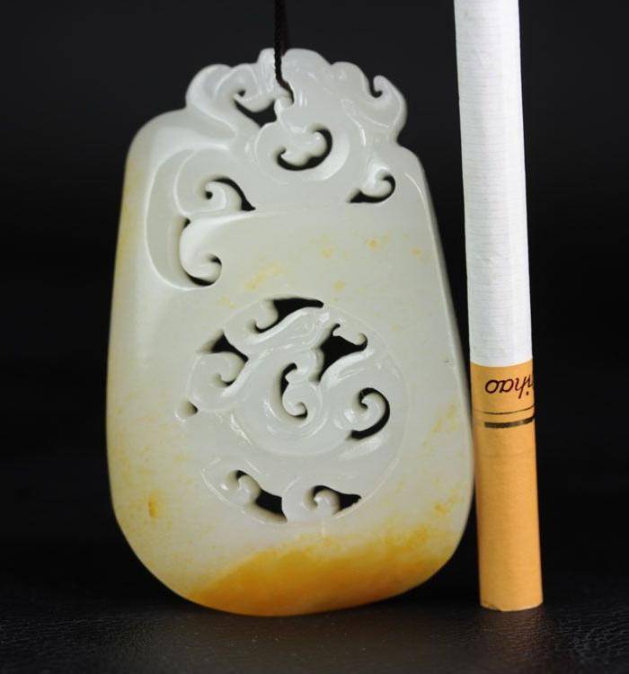 和田玉 籽玉 仿古龙 飞龙进宝图5