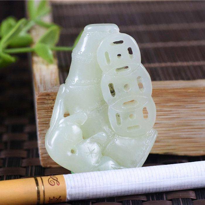 和田玉 且末 黄口料 美福竹 节节高升图5