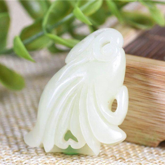 和田玉 且末黄口料 玉兰花 蕙质兰心 细腻图3