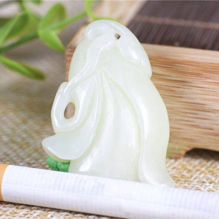 和田玉 且末黄口料 玉兰花 蕙质兰心 细腻图5