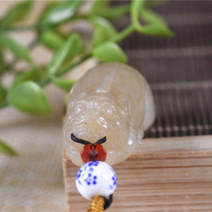 和田玉 招财貔貅 立体精工图4