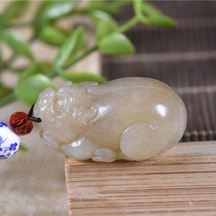 和田玉 招财貔貅 立体精工图5