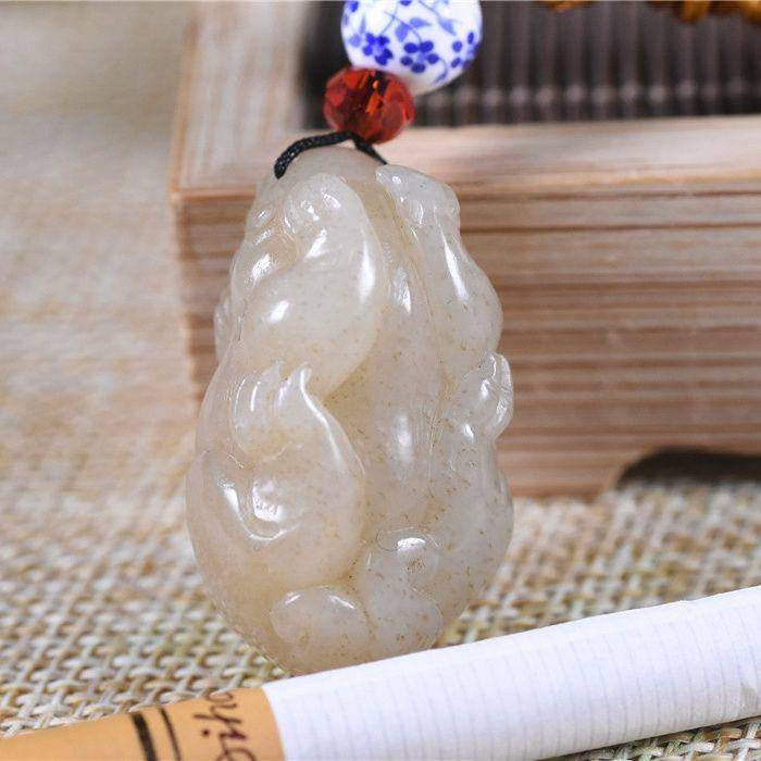 和田玉 招财貔貅 立体精工图7