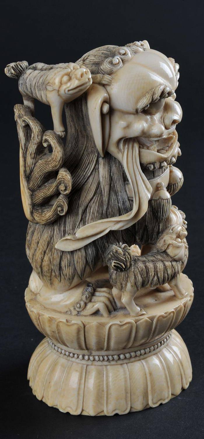 欧美回流 精品 狮雕一对图5