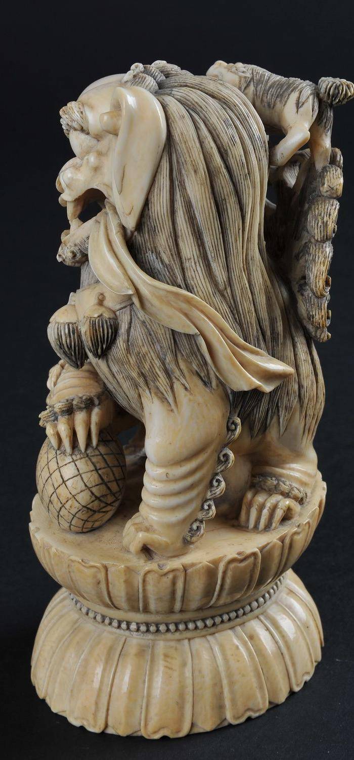 欧美回流 精品 狮雕一对图6