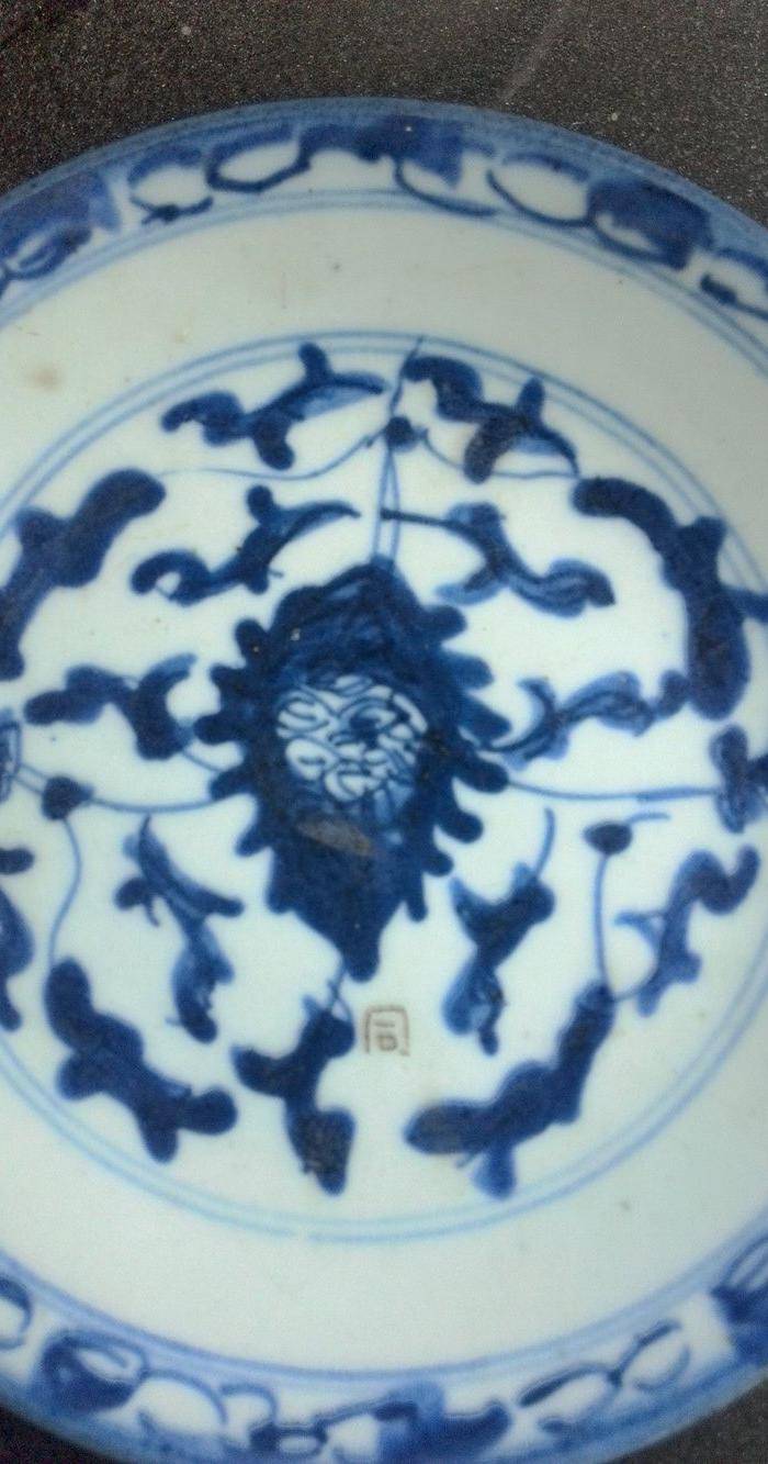 清中期清花盘图2
