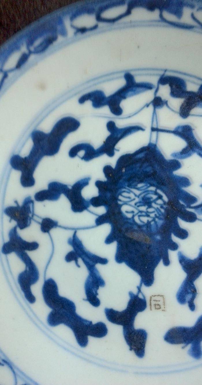 清中期清花盘图3