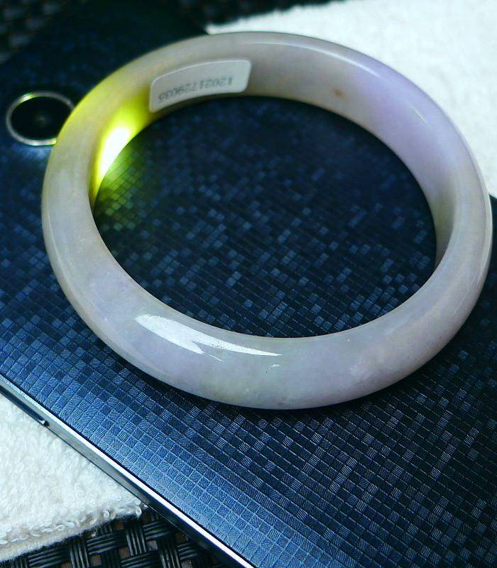 冰润春彩宽边手镯图5