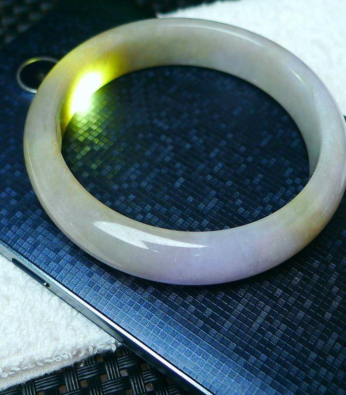 冰润春彩宽边手镯图6