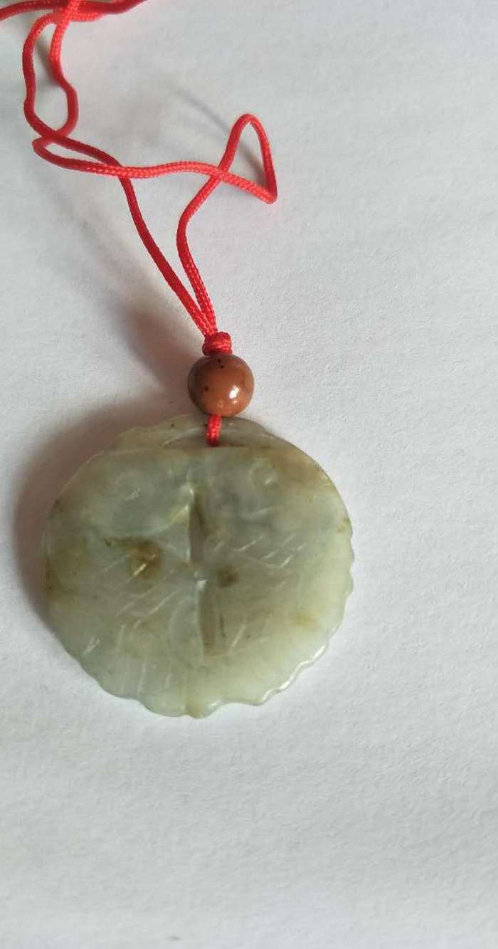 欧美回流 漂亮双鱼纹翡翠挂件图5