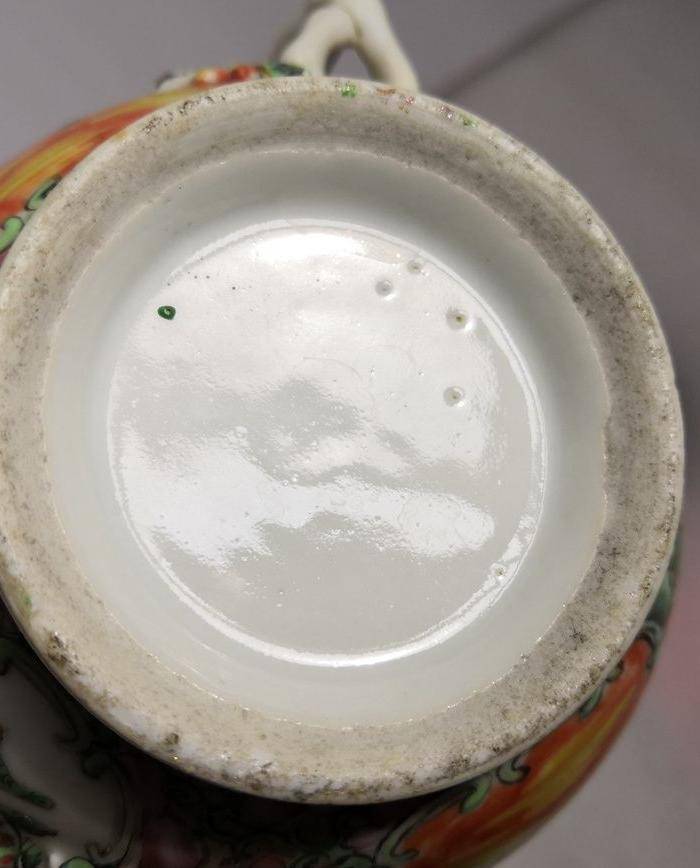 光绪广彩人物大号双耳杯包真包老图7
