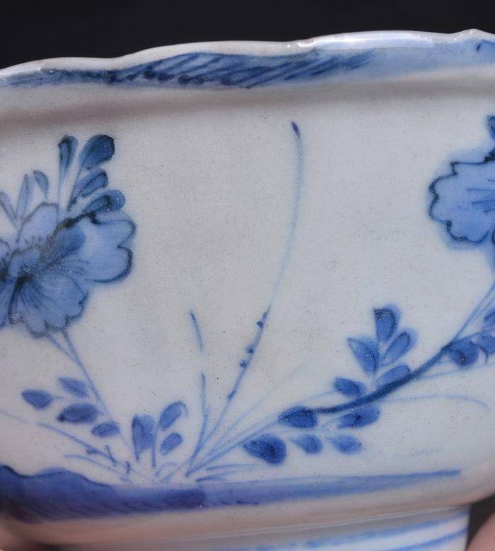 万历 青花 花鸟 小碗A图8