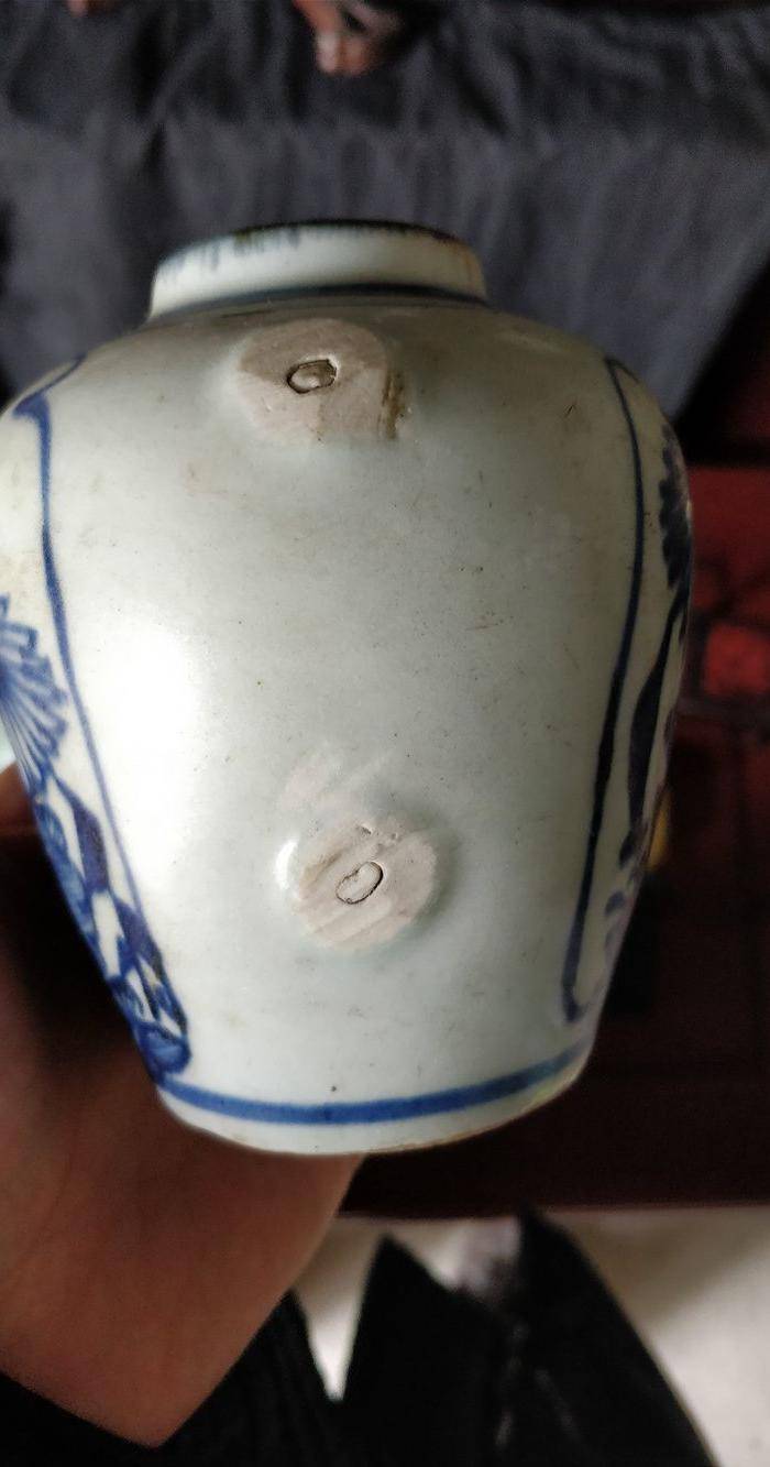 明末青花茶壶残件图2