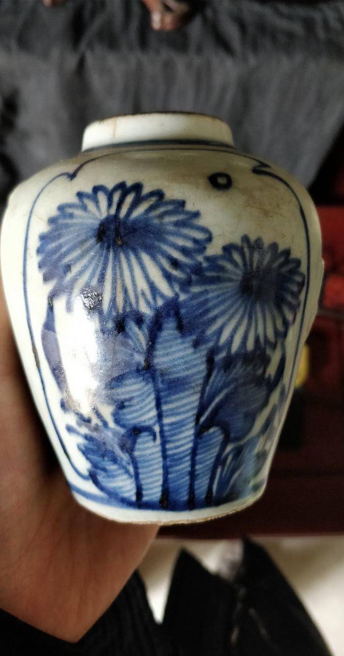 明末青花茶壶残件图3