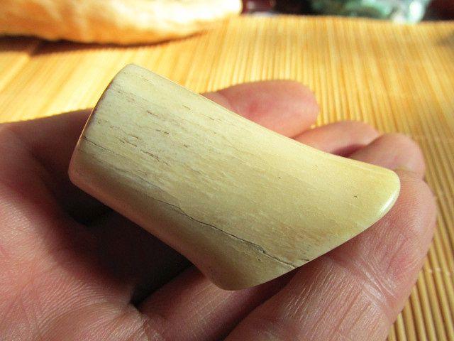 晚清 大喵骨 弓柄束口 嘴 当年也是名门望族之物