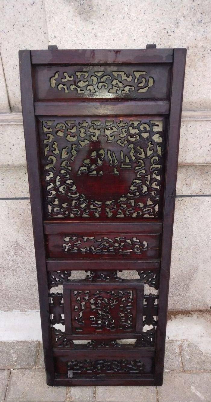 一片非常漂亮的镏金楠木板图8