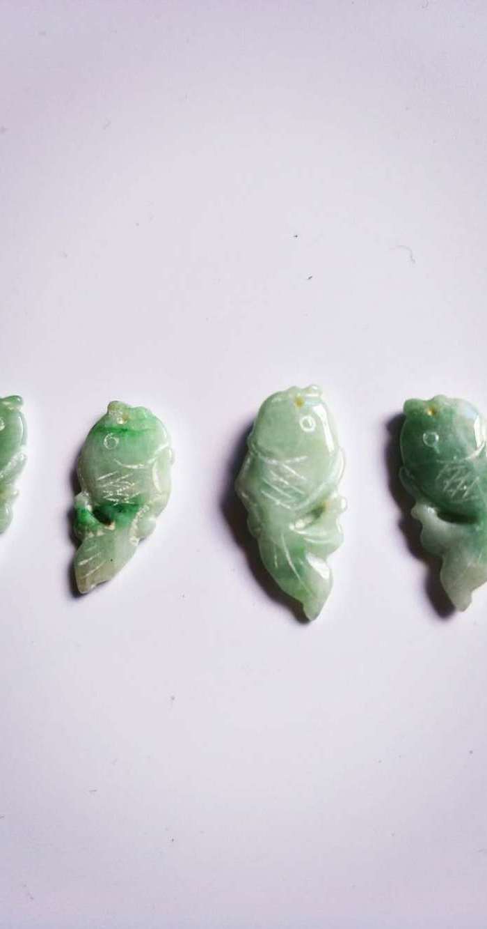 欧美回流 翡翠小件一组图5