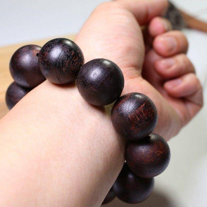 缅甸小叶降真香手串25mm HJP48图2