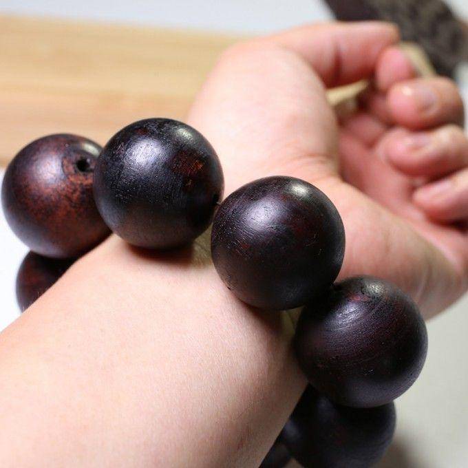 缅甸小叶降真香手串32mm HJP50图7