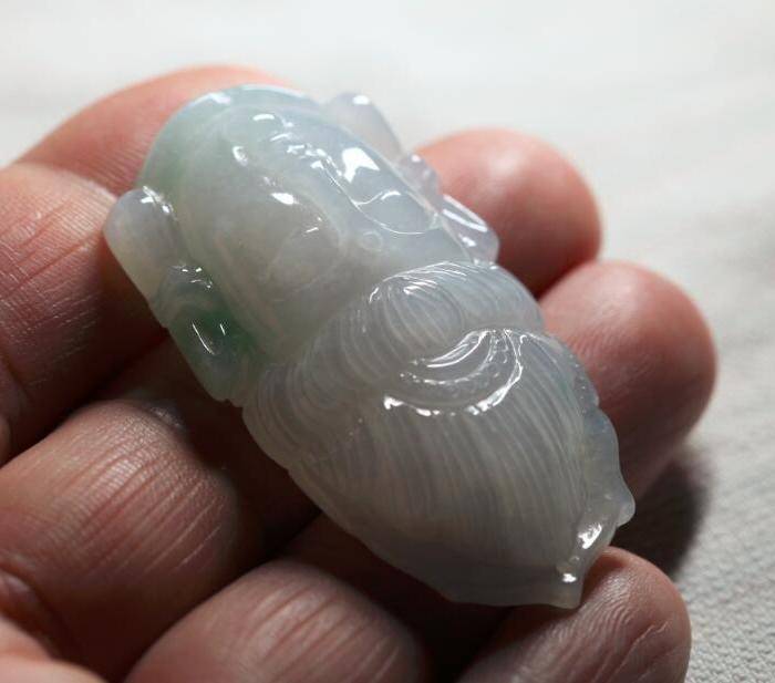 翡翠,近冰,观音图4