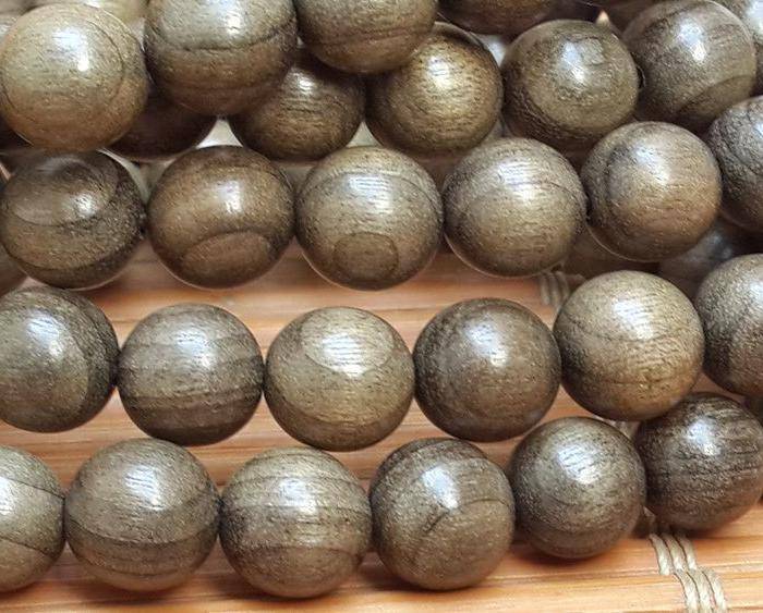 47 精品金丝楠阴沉木猫眼佛珠手链项链108颗8MM图9
