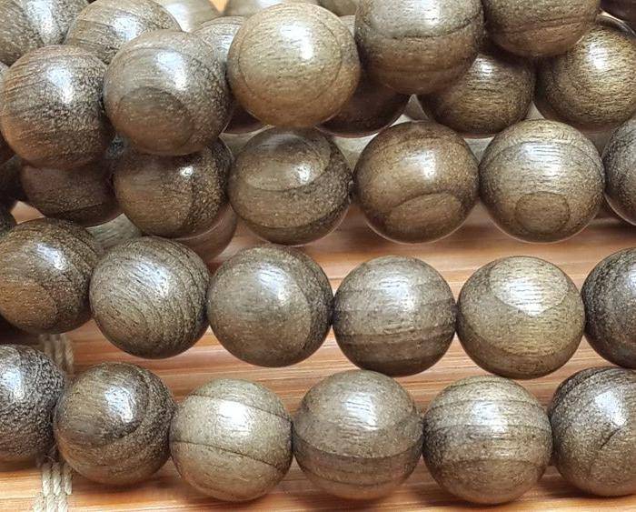47 精品金丝楠阴沉木猫眼佛珠手链项链108颗8MM图10