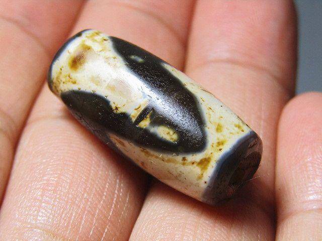 藏传玛瑙 HY天珠 包浆熟厚图12