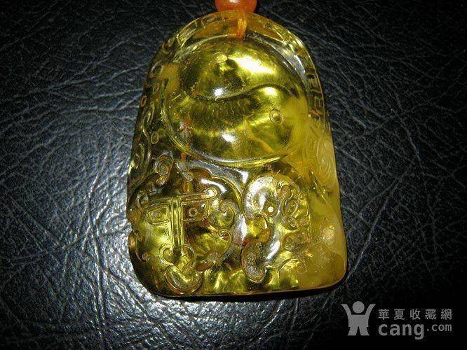原矿金绞蜜太极兽面大牌子图4