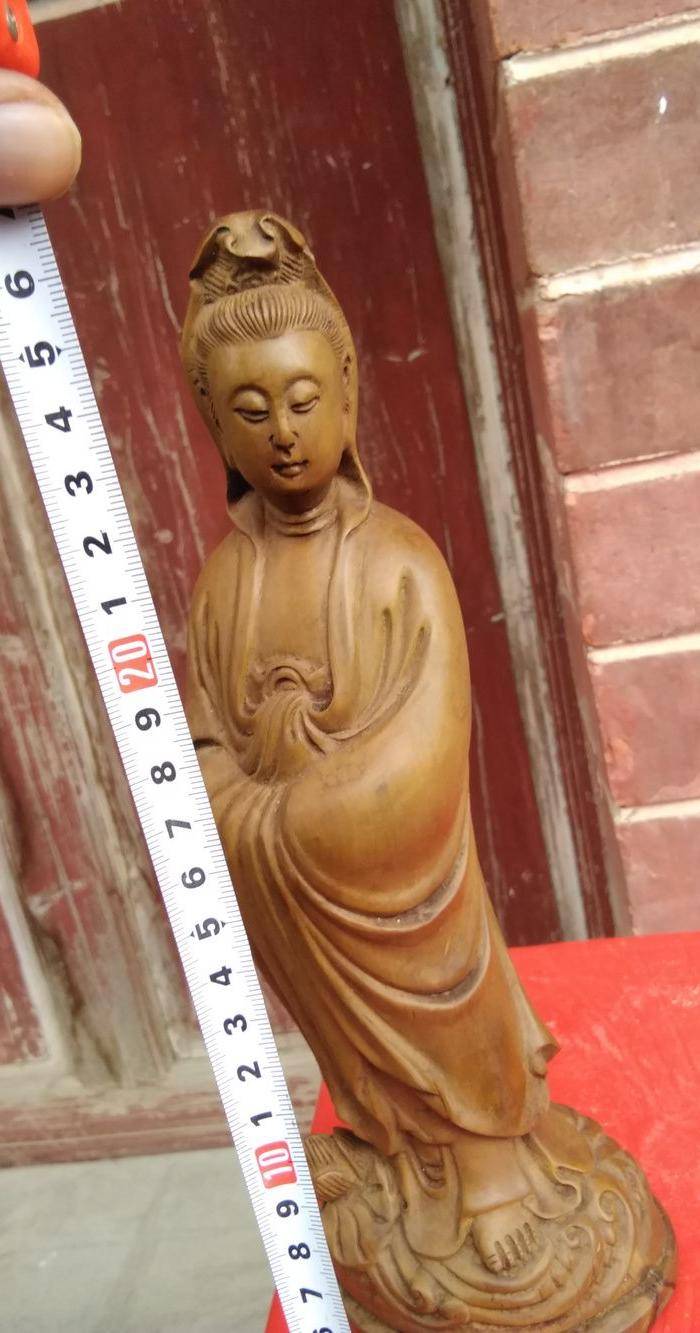 黄杨木观音图5