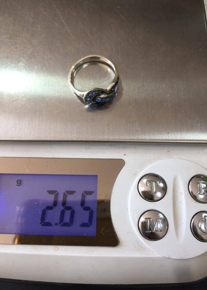 8098欧洲回流老银戒指图9