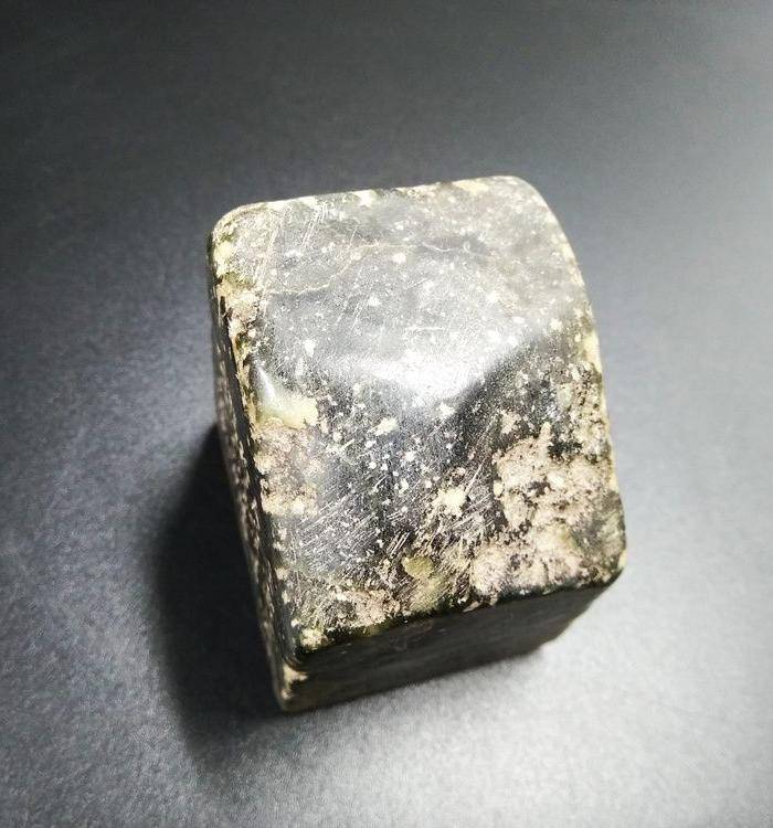 古印 寿山艾叶绿 冻石闲章图9