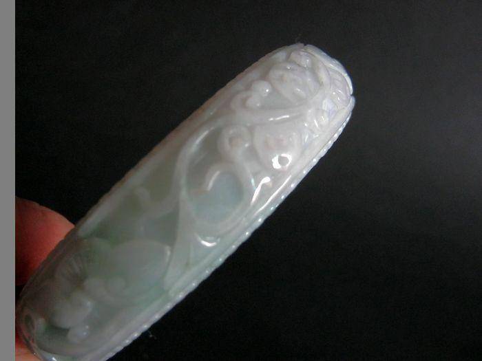 520 带雕花的翡翠富贵如意A图4